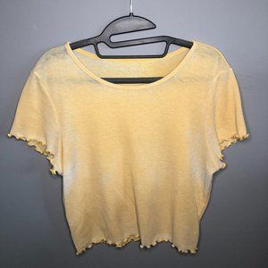 Casual Yellow Top